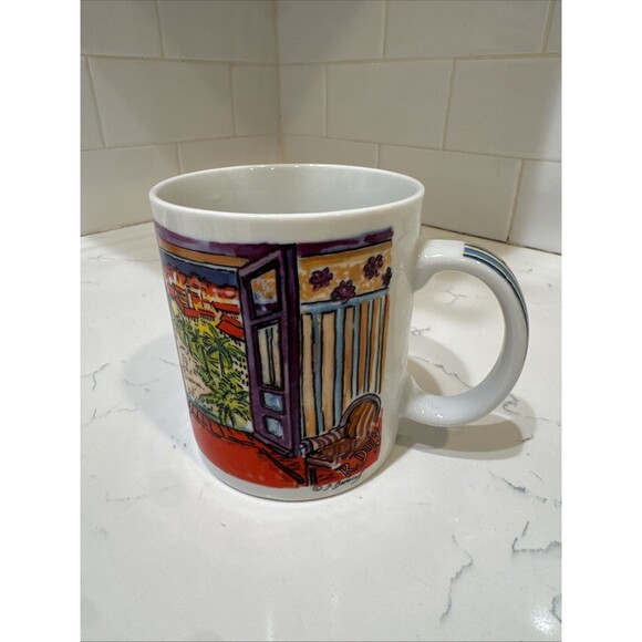 Chaleur Other - Chaleur Masters Collection Coffee Mug Cup D. Burrows Raoul Dufy Window Opening